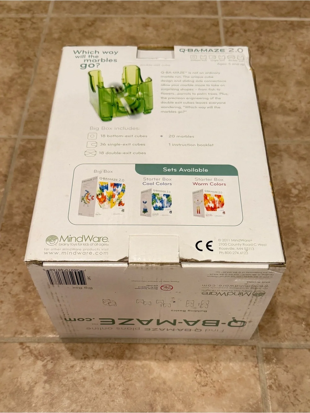 MindWare Q-BA-MAZE 2.0 Big Box marble maze